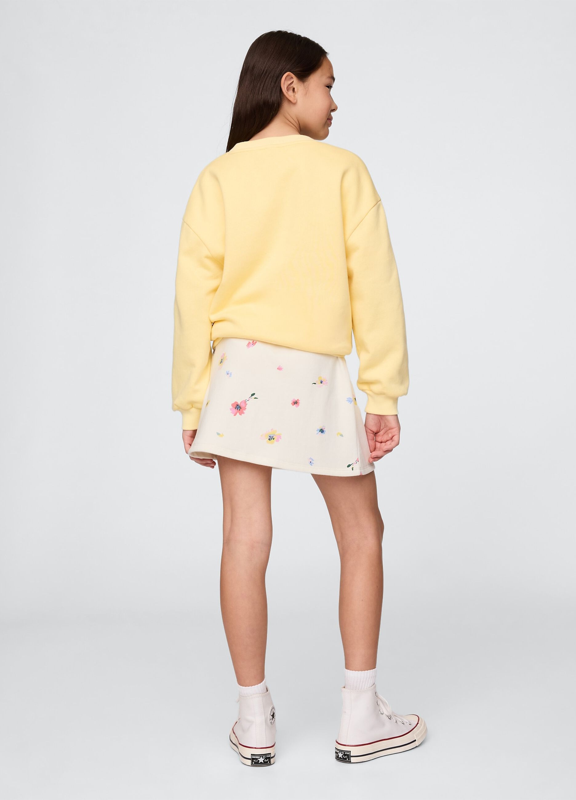 Gonna corta con stampa floreale GAP Kids_1
