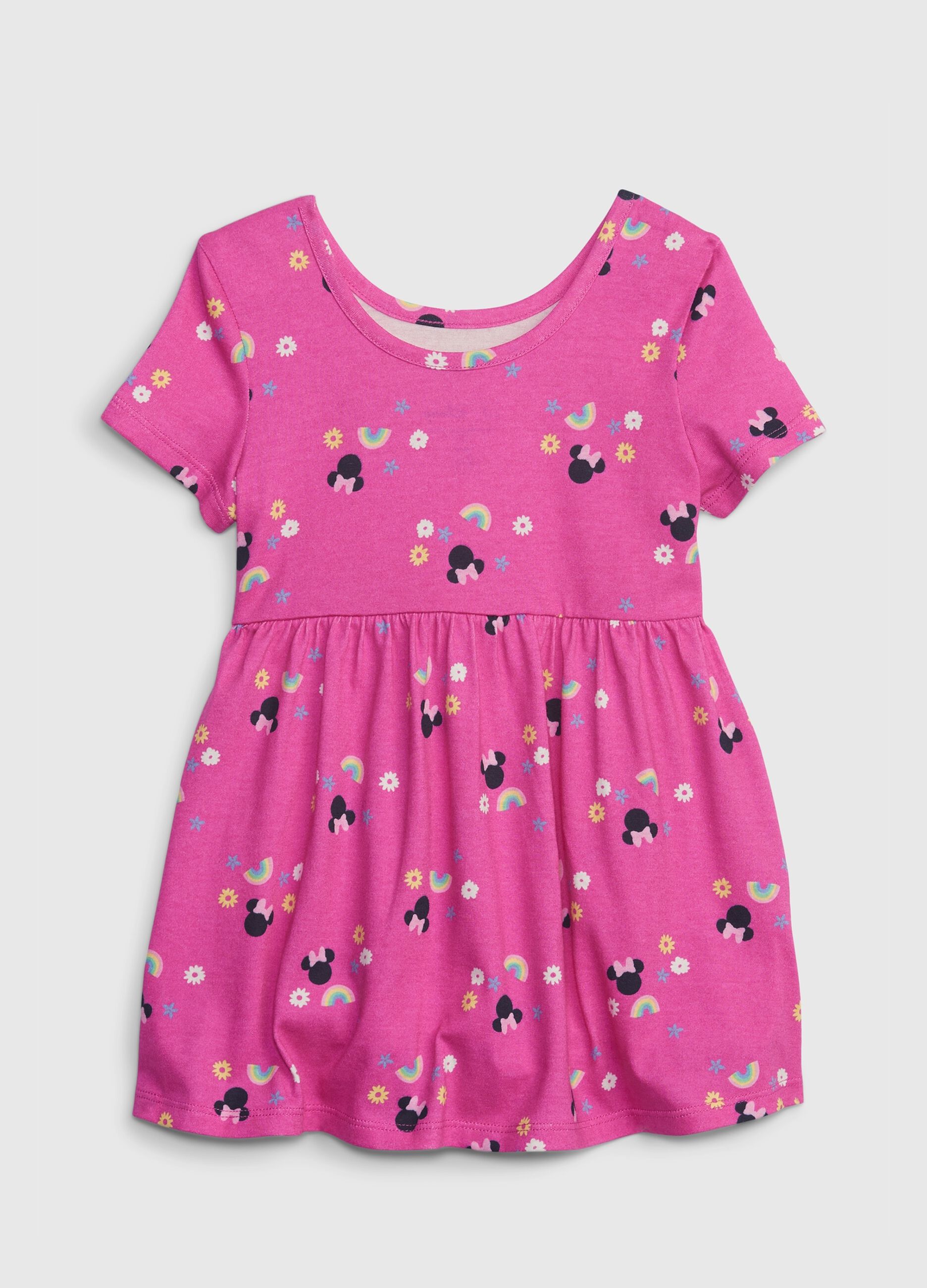 Short dress with Disney Minnie Mouse print_1