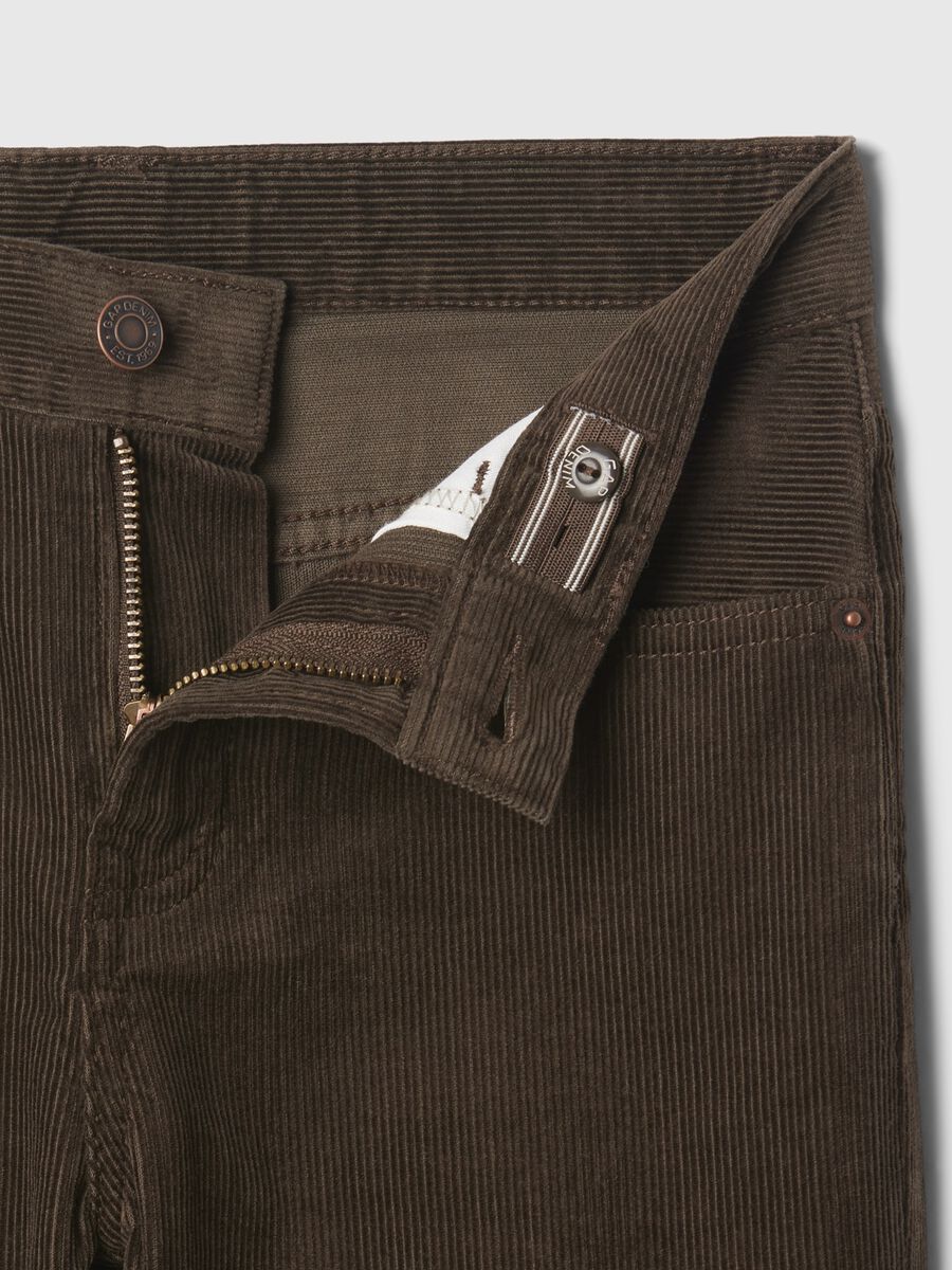 Pantaloni chino in corduroy Bambino_4