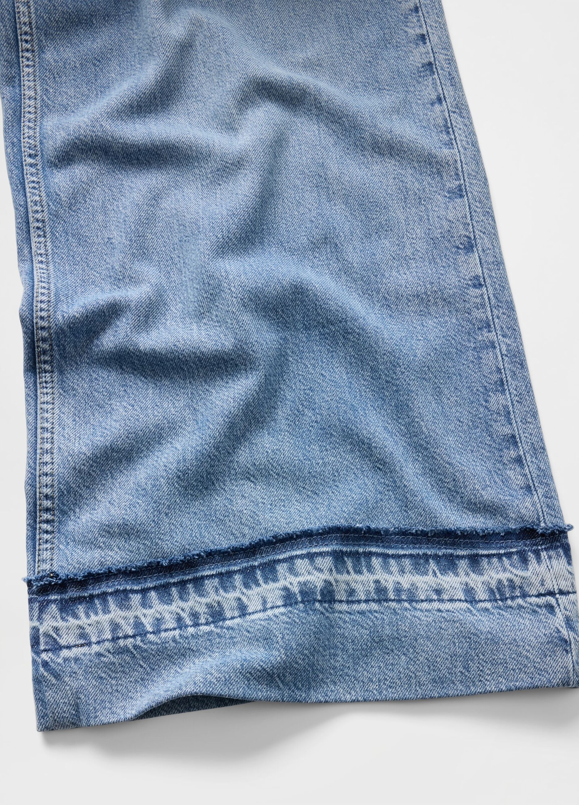 Jeans a gamba larga in denim Gap_7