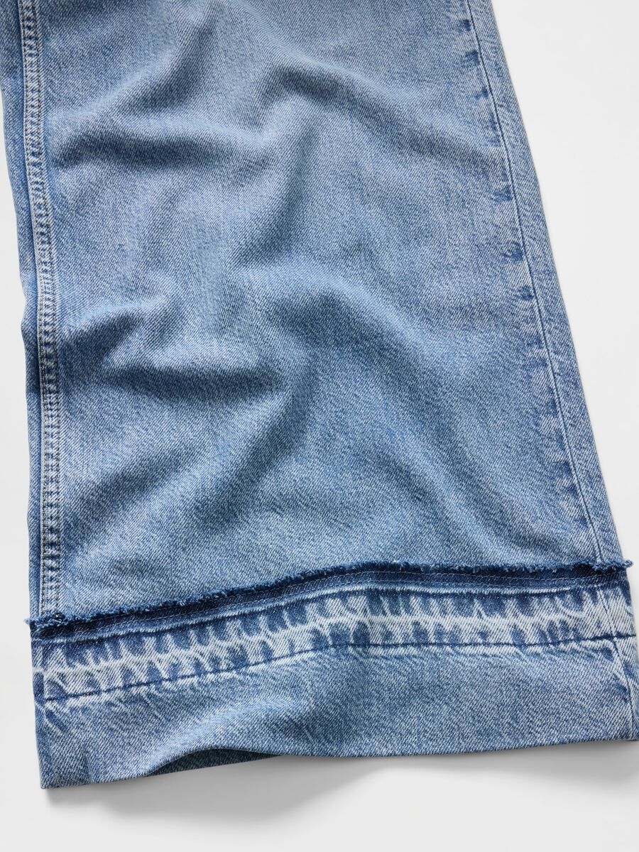 Jeans a gamba larga in denim Gap Donna_7