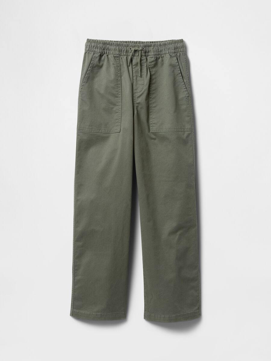 Boys' Green Cargo Trousers by GAP Kids Boy_4