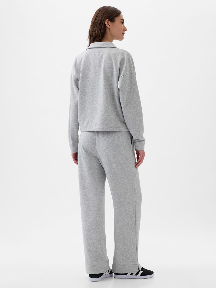 Felpa con scollo a polo Donna_1