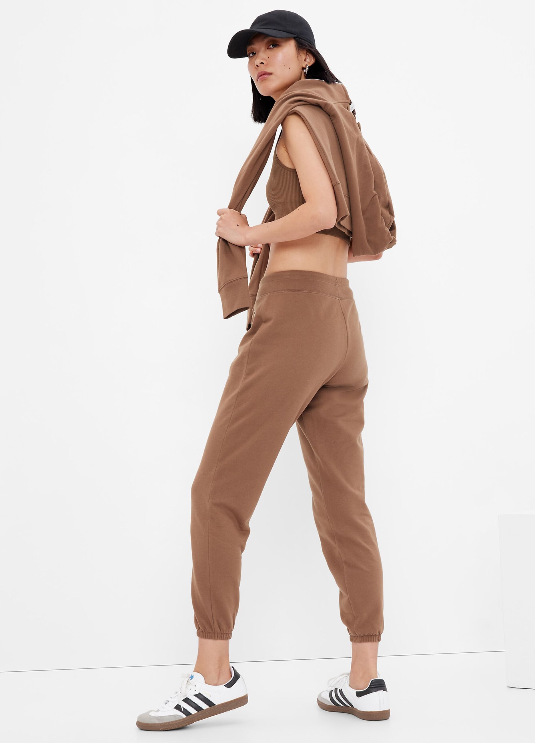 Joggers a vita alta con stampa logo_1