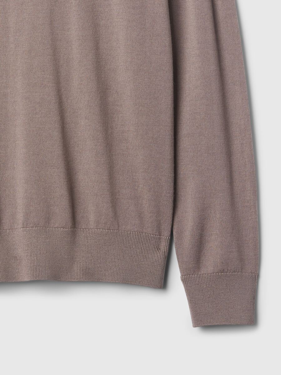 Pullover in lana merino a collo alto Uomo_4