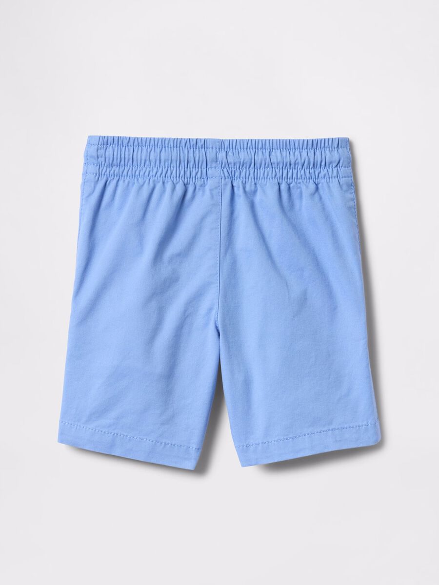 Shorts azzurri elasticizzati GAP Kids Bimbo_1