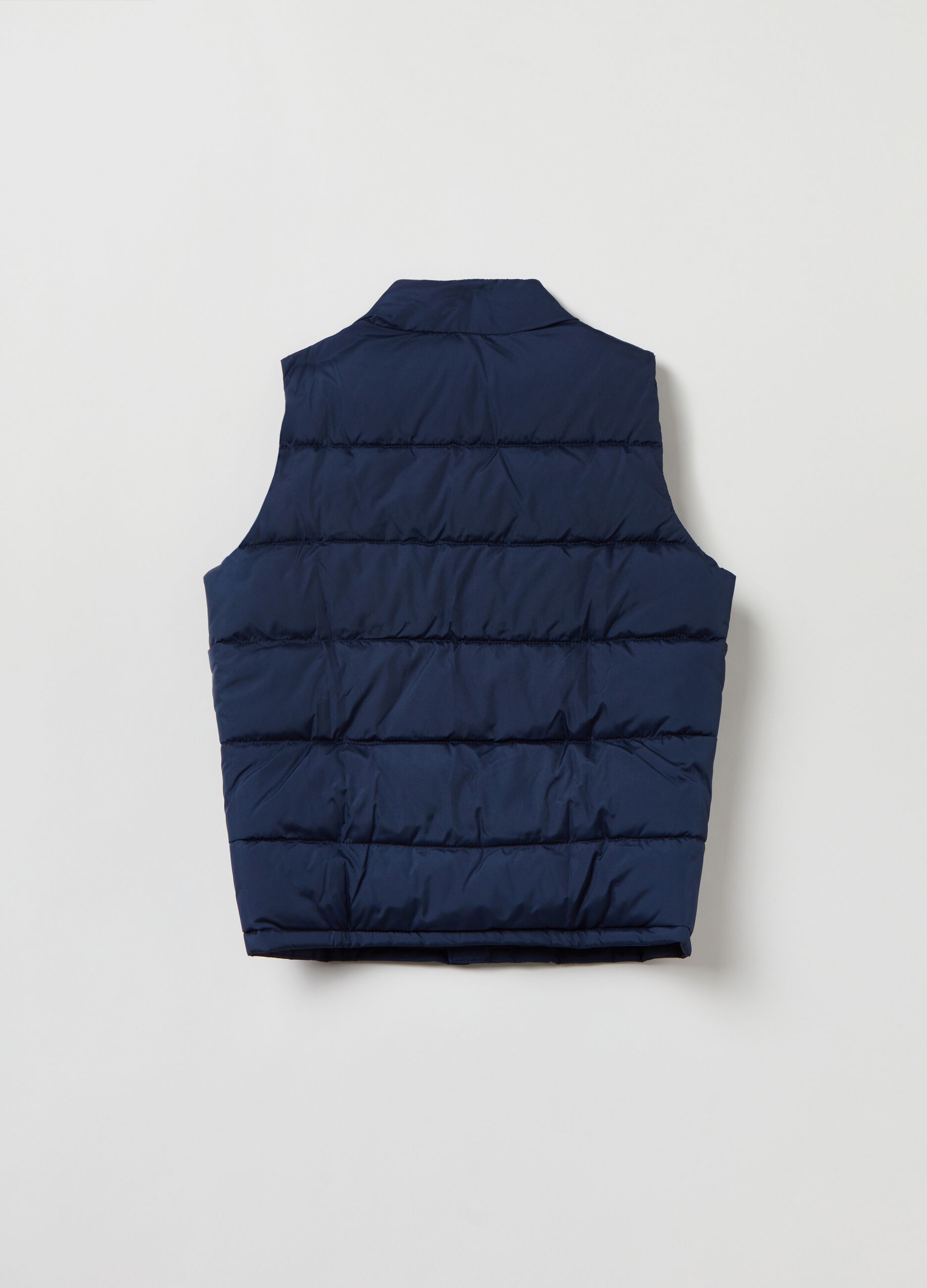 Gilet trapuntato full-zip_1