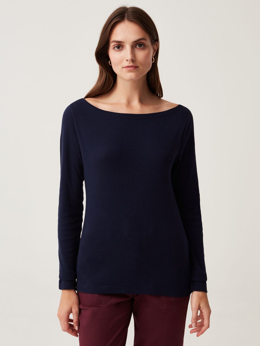 Bipack t-shirt con scollo a barchetta Donna_1