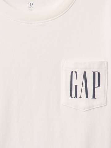 T-shirt bianca in puro cotone GAP Kids_4
