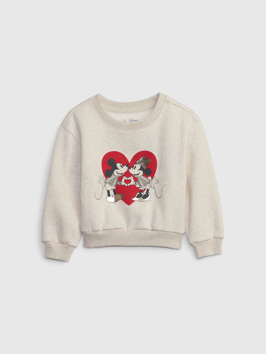 Sweatshirt with round neck and Disney print Newborn Boy_0