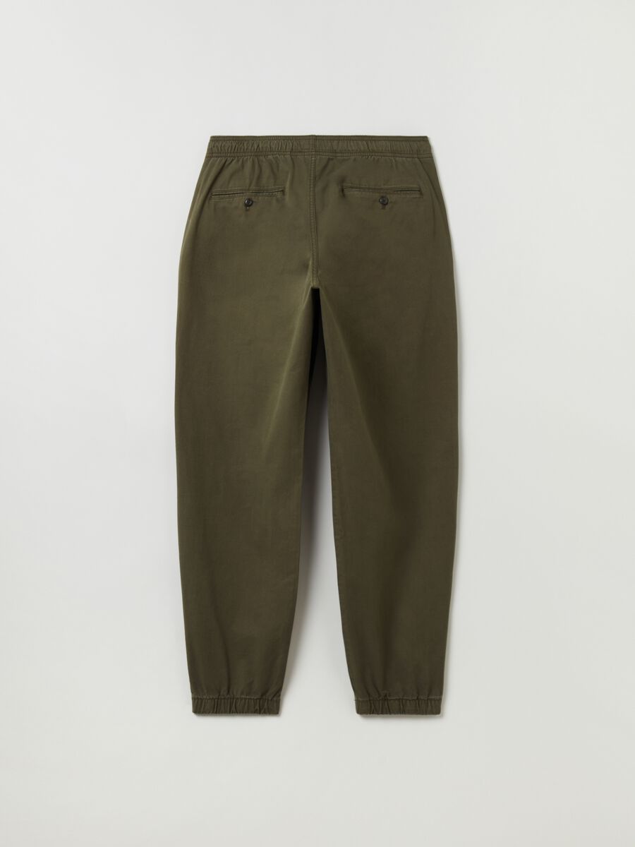 Joggers in tela con coulisse Uomo_2