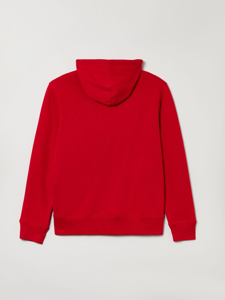 Full-zip in French Terry con cappuccio Uomo_1