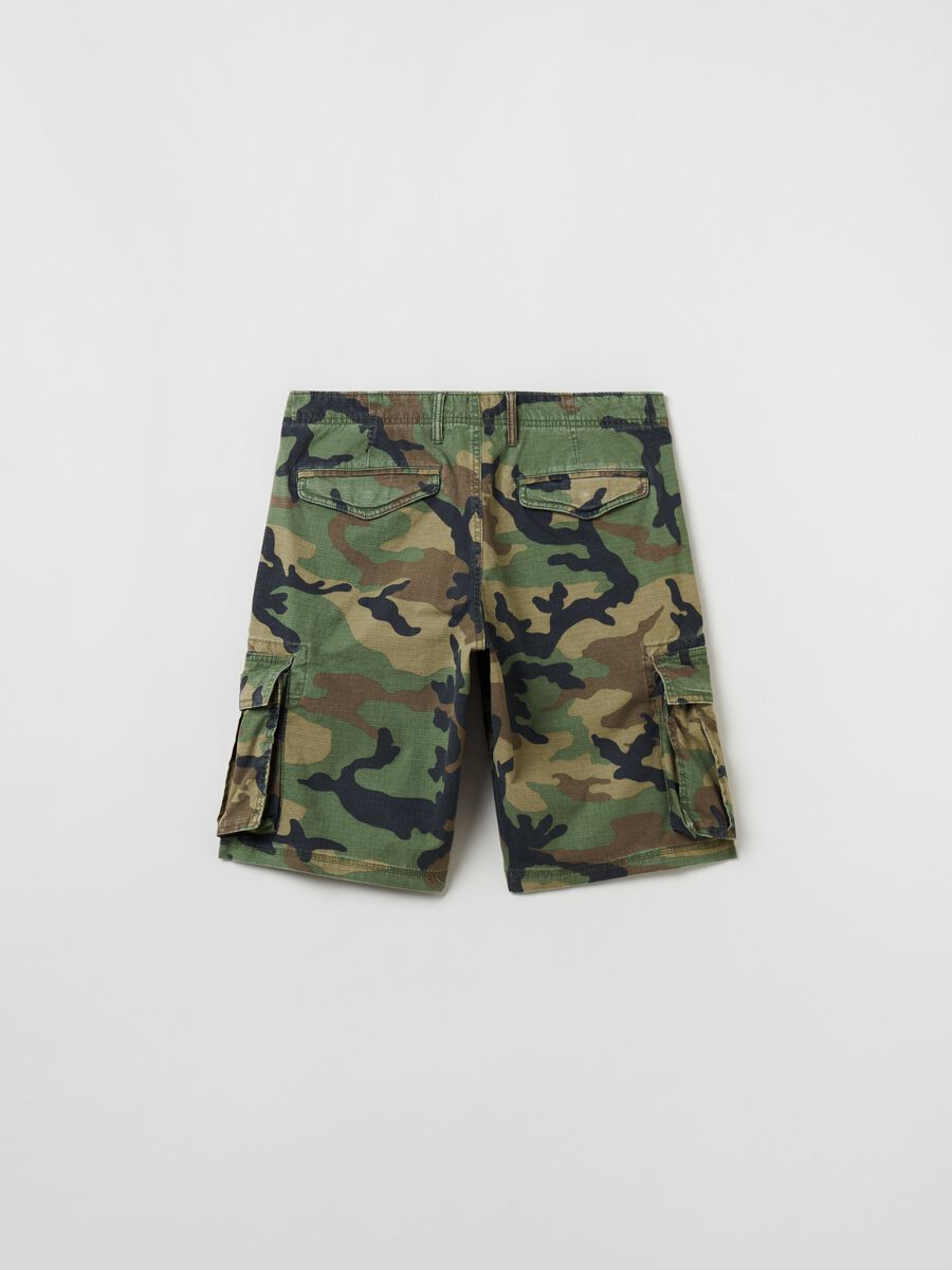 Bermuda cargo camouflage Uomo_2
