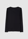 T-shirt a maniche lunghe in cotone e modal_3