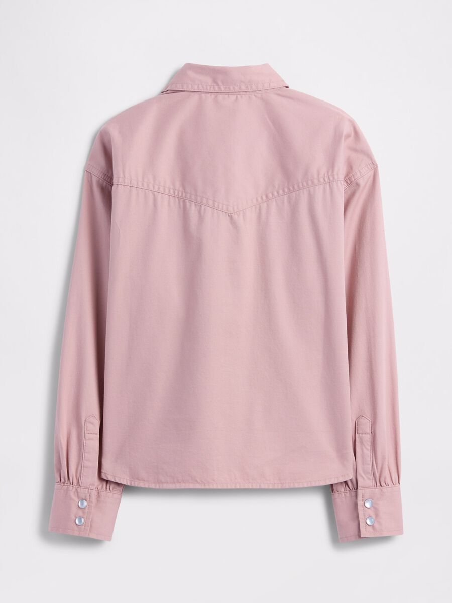 Camicia rosa con tasche a bottone GAP Kids Bambina_1