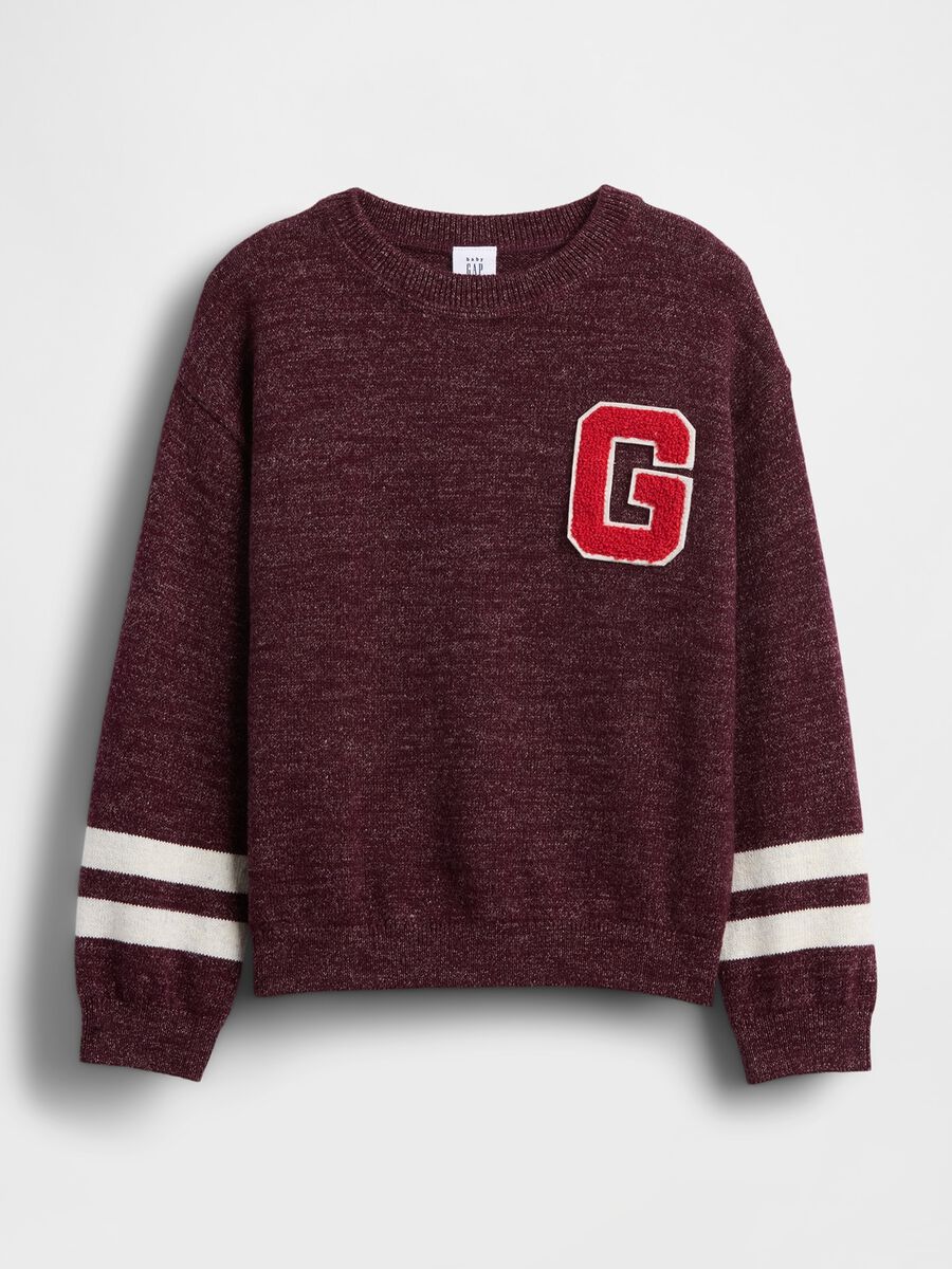 Maglione rosso bordò per bambino Bimbo_0