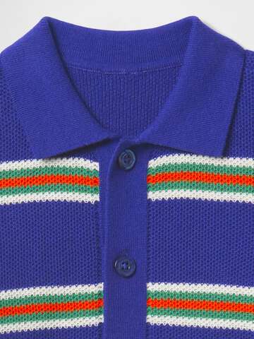 Polo a righe multicolor in puro cotone_3