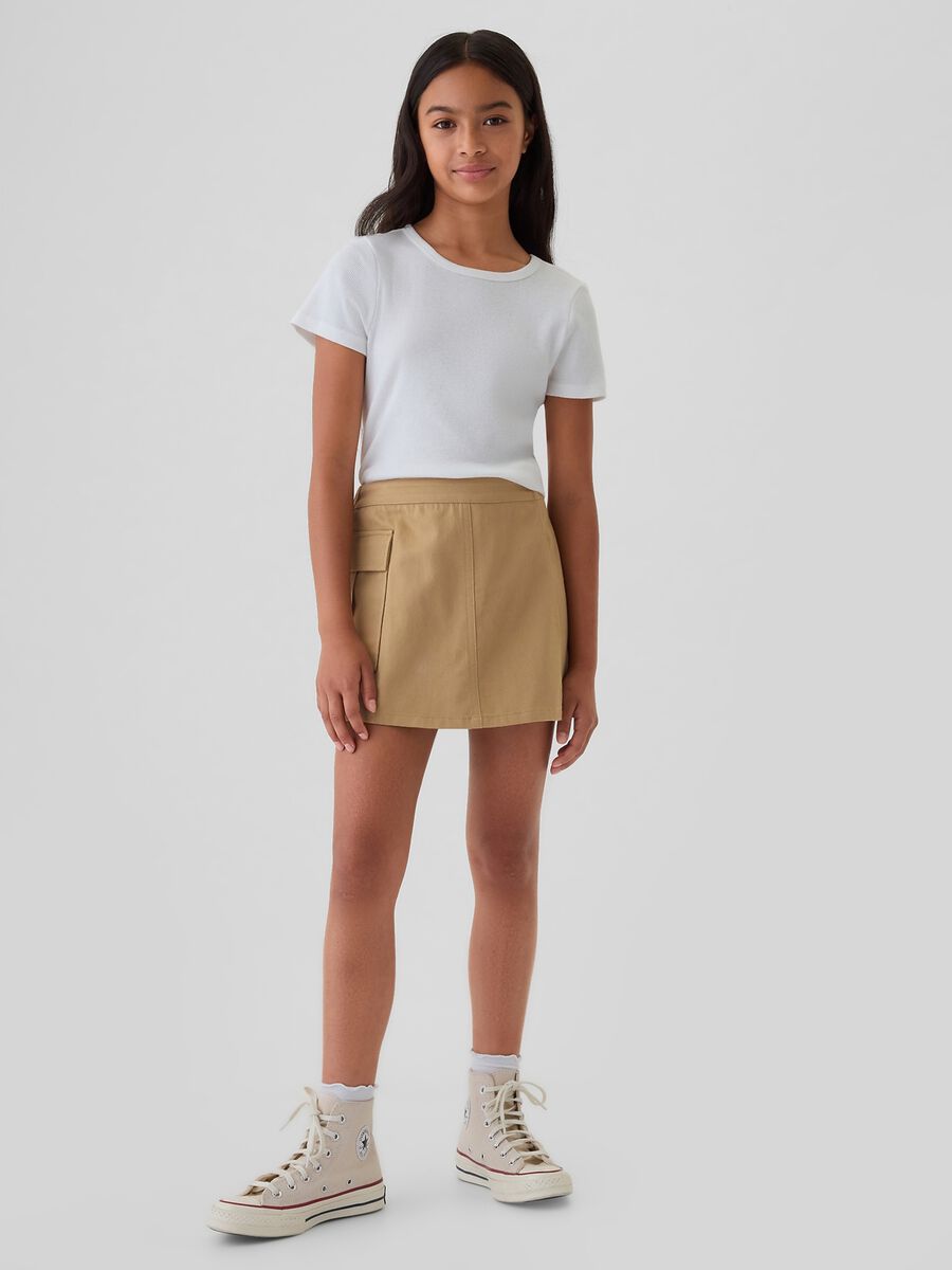 Skort utility con tasca Bambina_1
