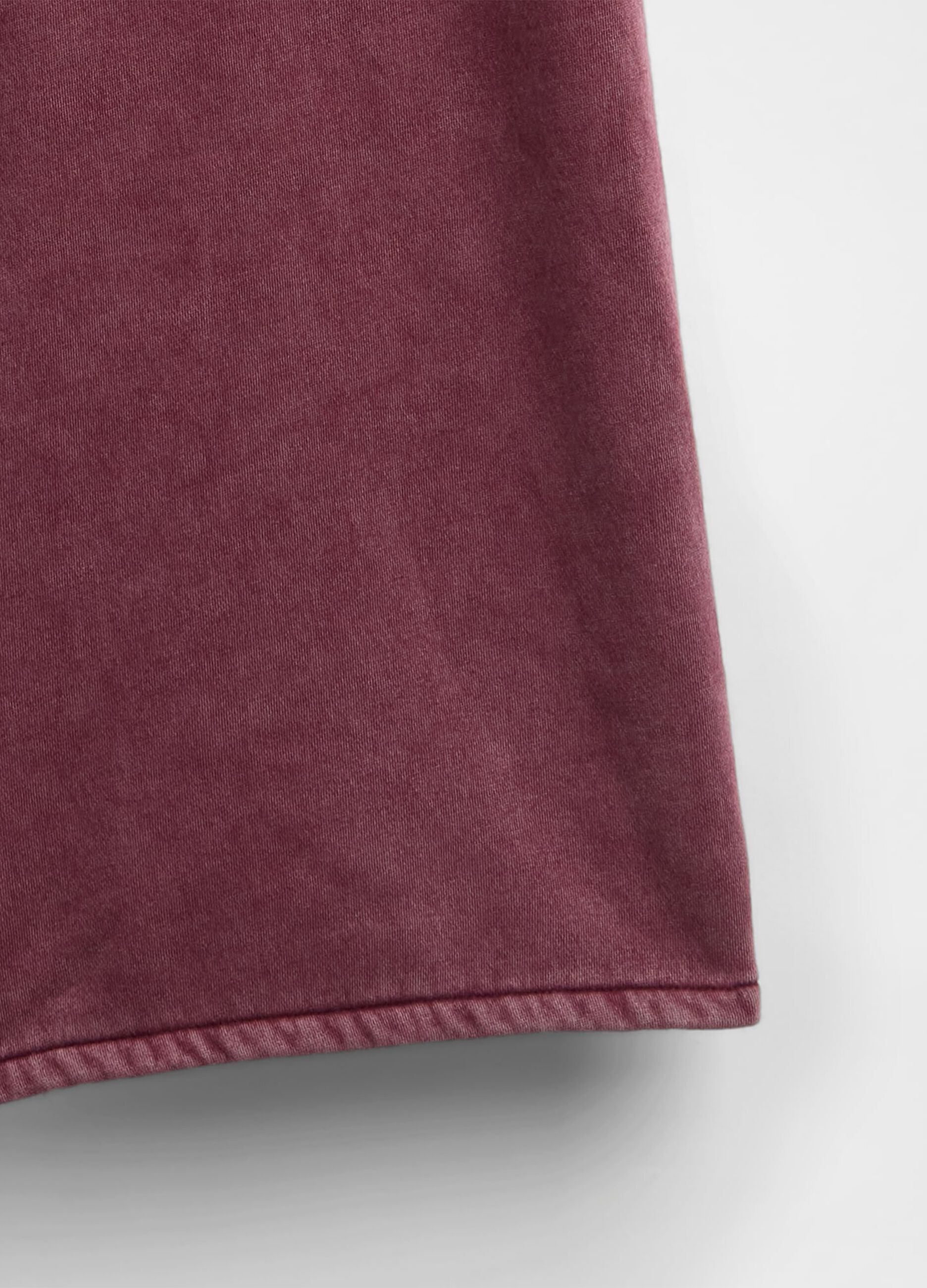Pantaloni viola in misto cotone e poliestere_5