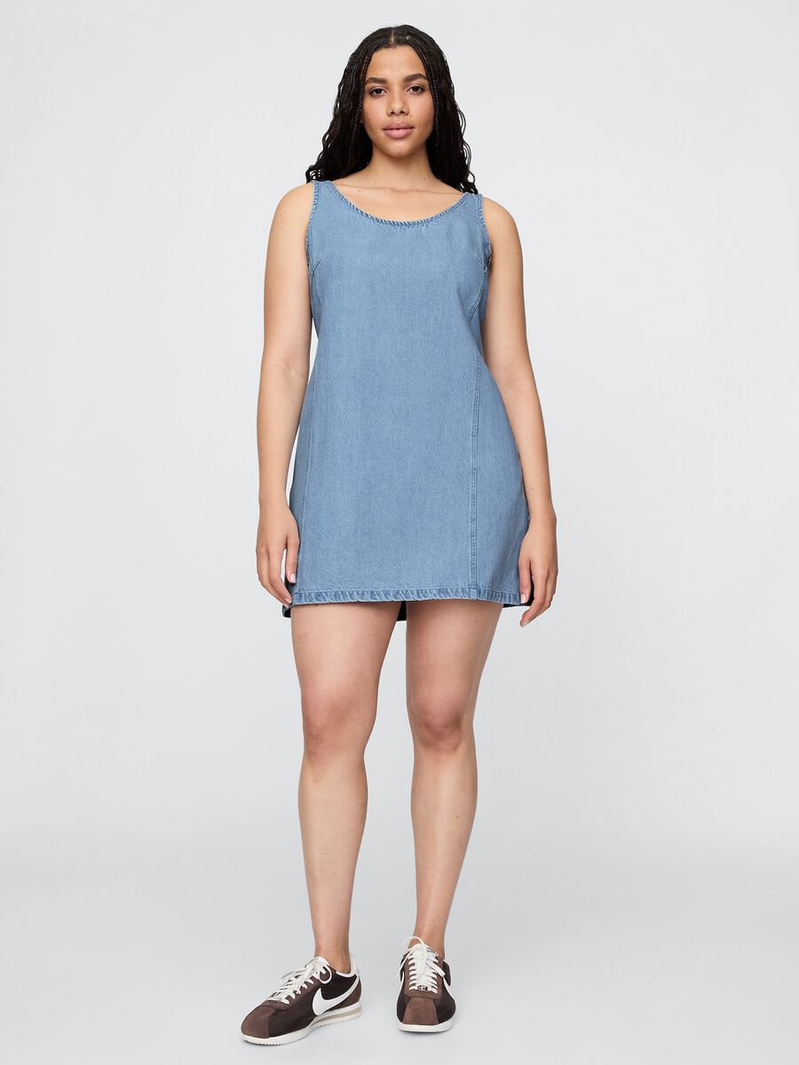 Abito corto in denim Gap Donna_4