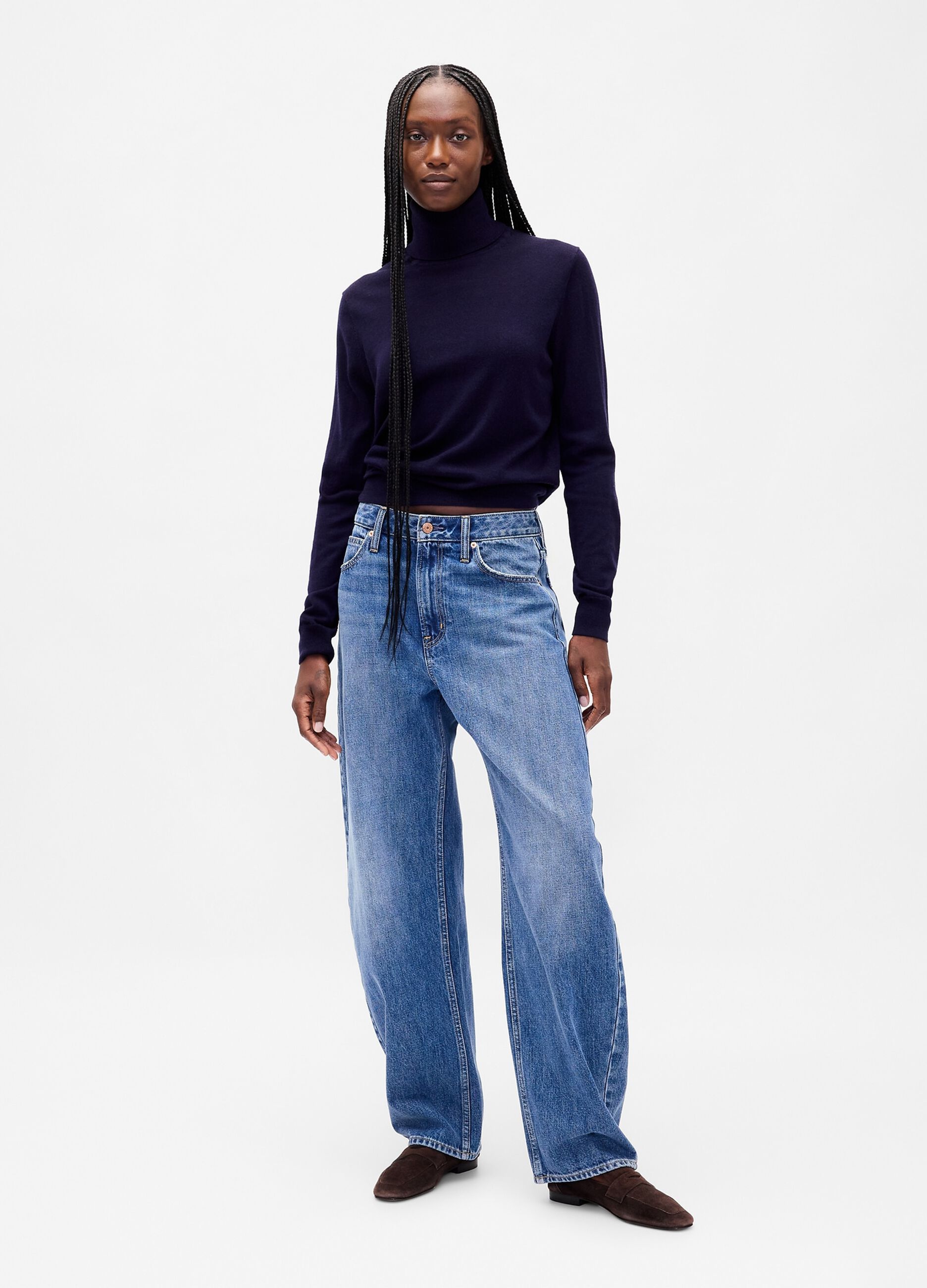 Pullover blu in lana_1