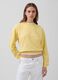 Felpa girocollo in misto cotone con logo GAP_0