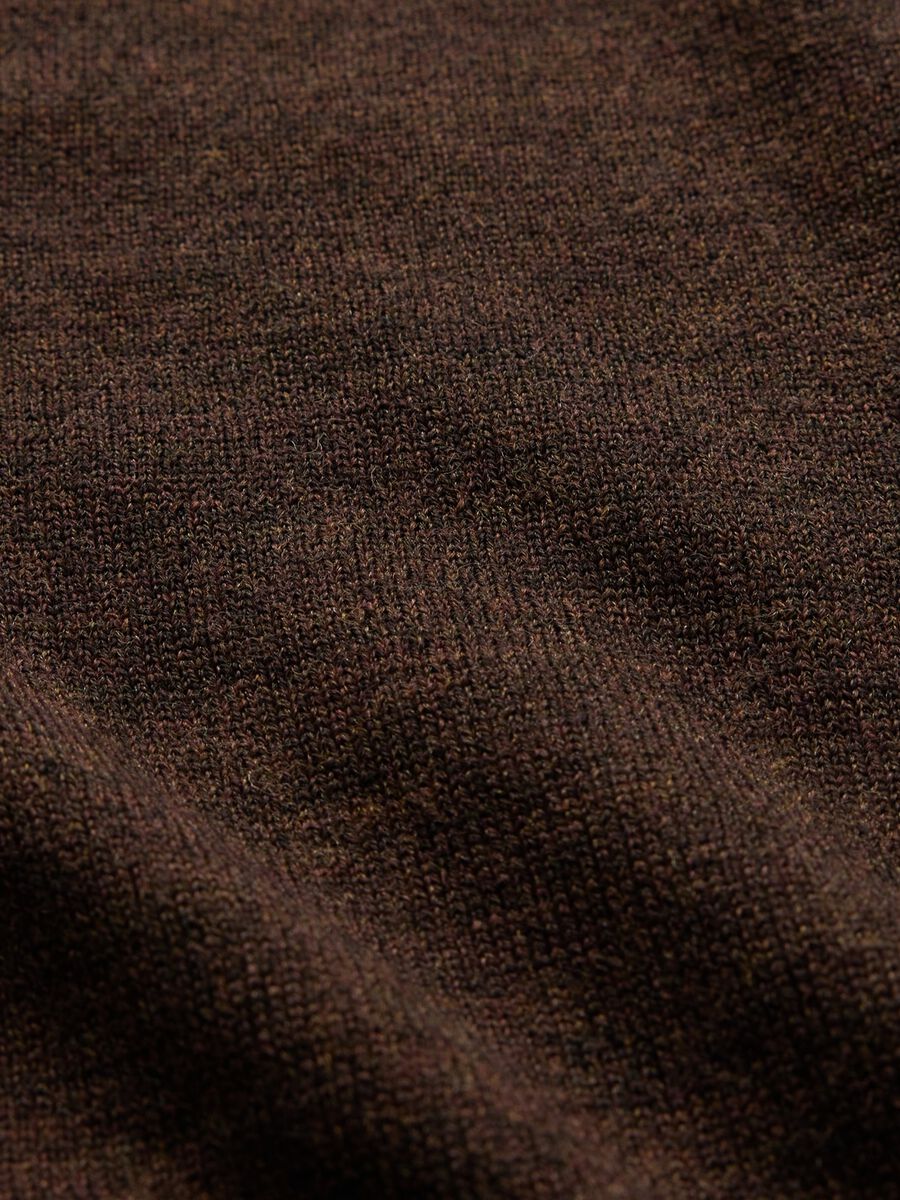 Pullover girocollo in lana merino Donna_4
