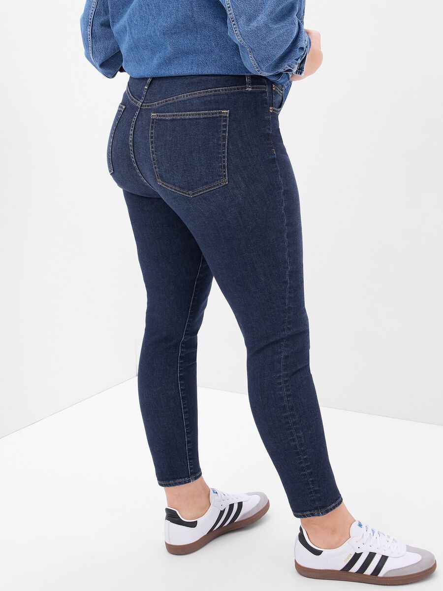Jeans skinny fit a vita alta Donna_3