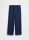 Pantaloni blu per bambino in tessuto elasticizzato_3