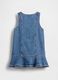 Abito denim in cotone con bottoni_2