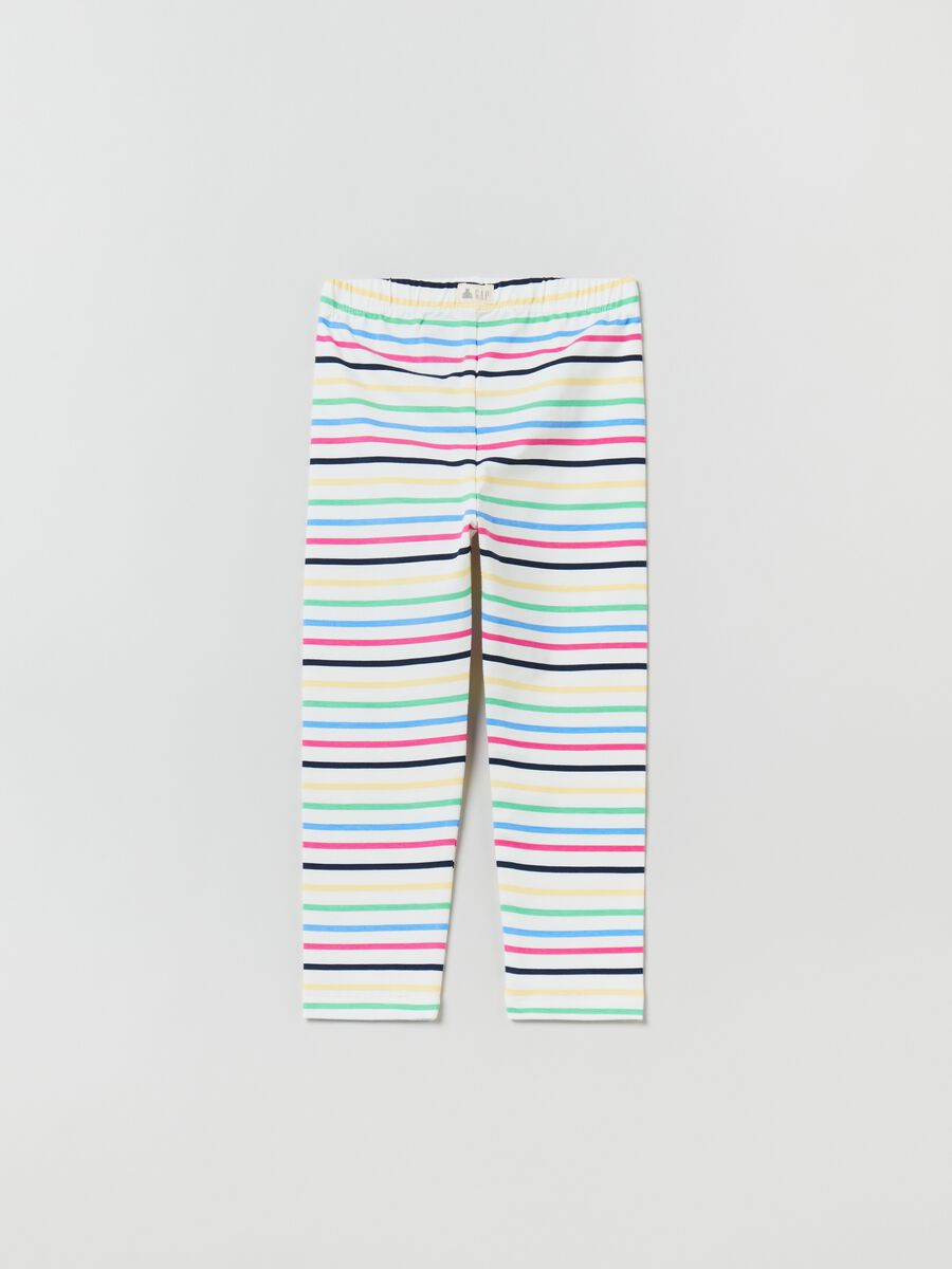 Leggings with striped pattern Toddler Girl_1