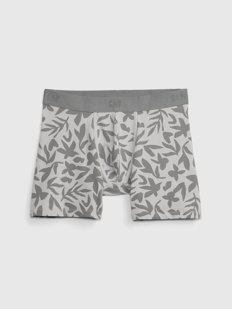 Boxer shorts with floral pattern Man_0