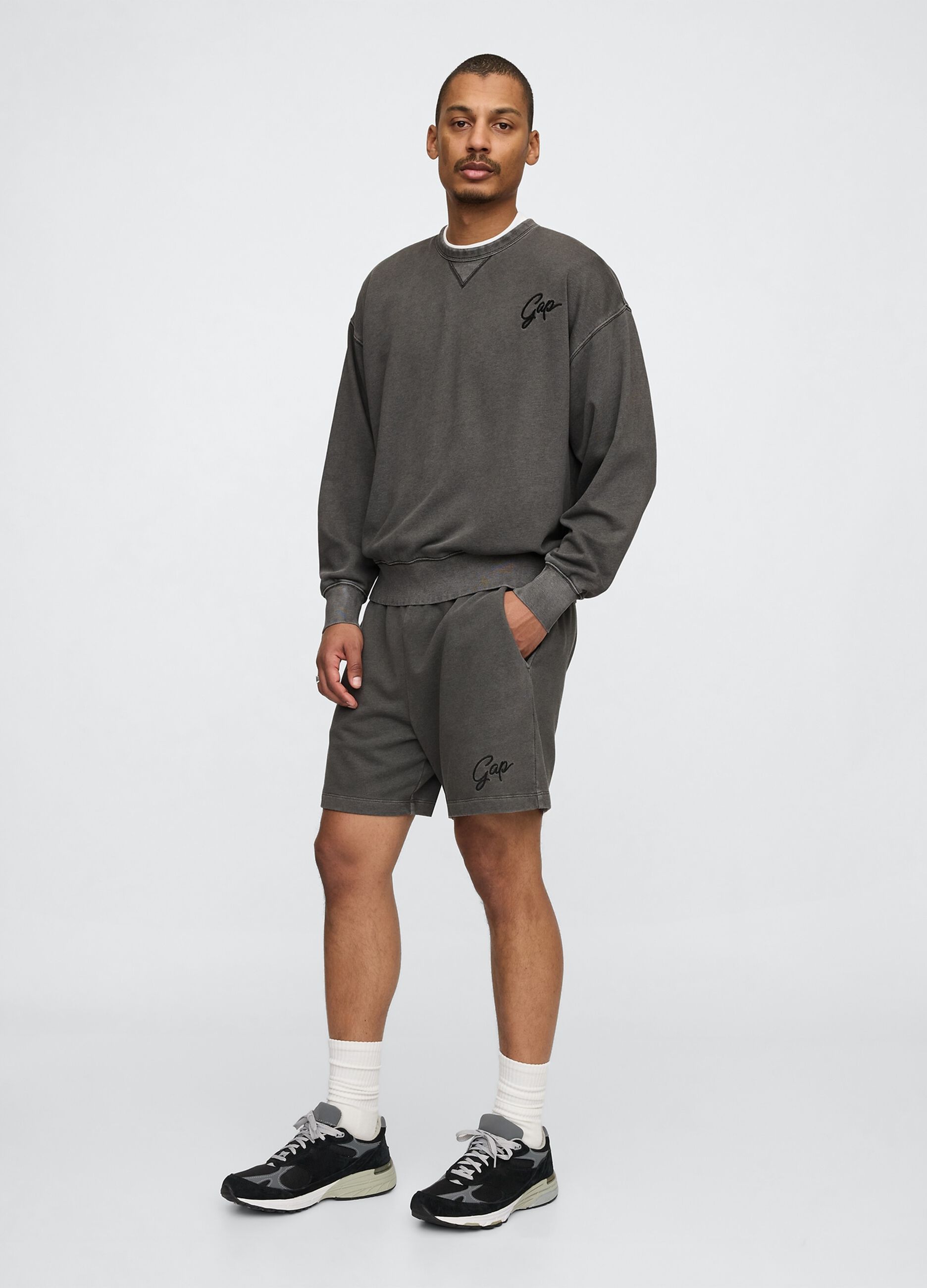 Shorts grigi Gap in misto cotone