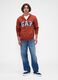 Orange Hooded Zip-Up Sweatshirt_1