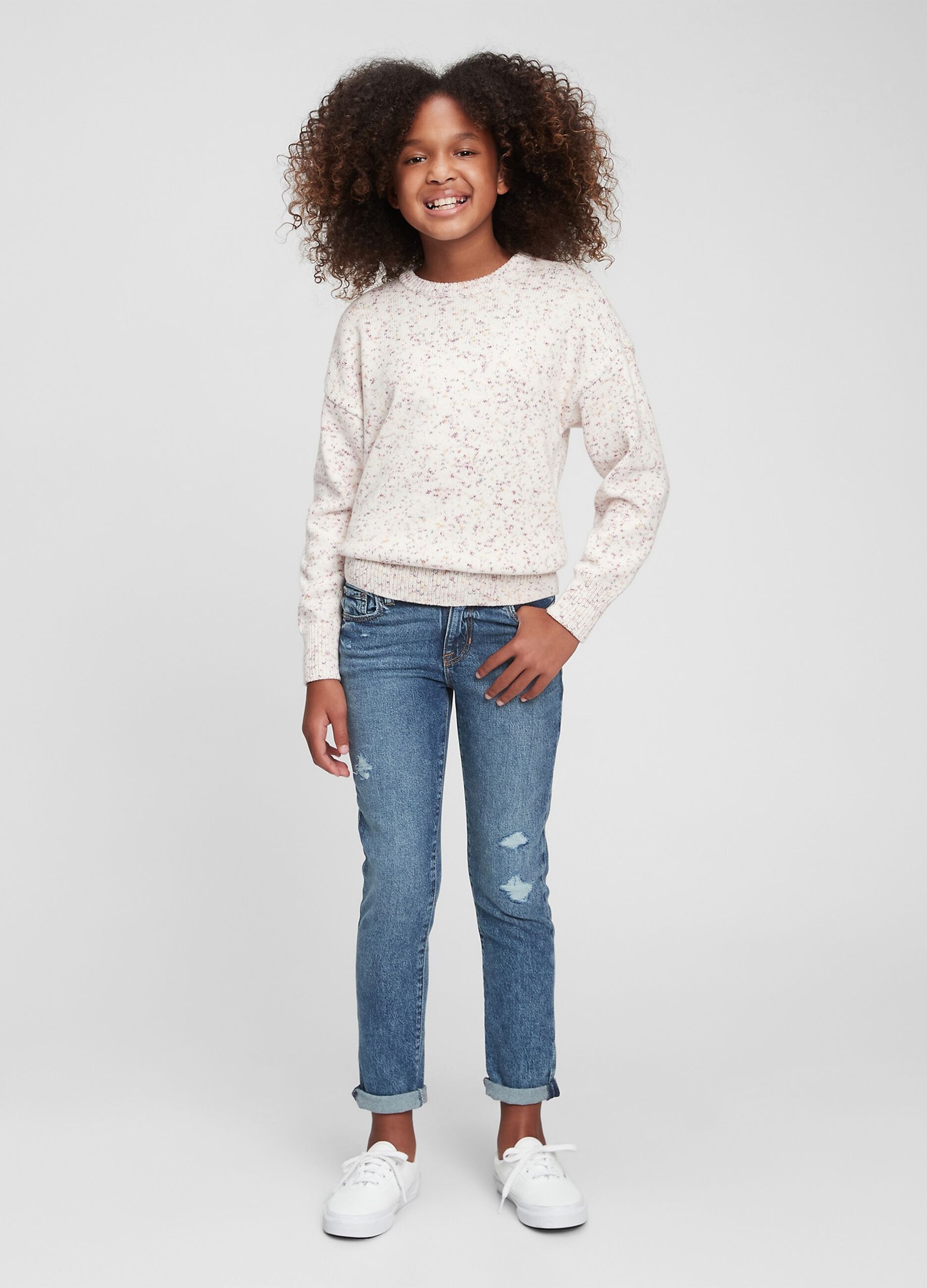 Jeans larghi bambina online