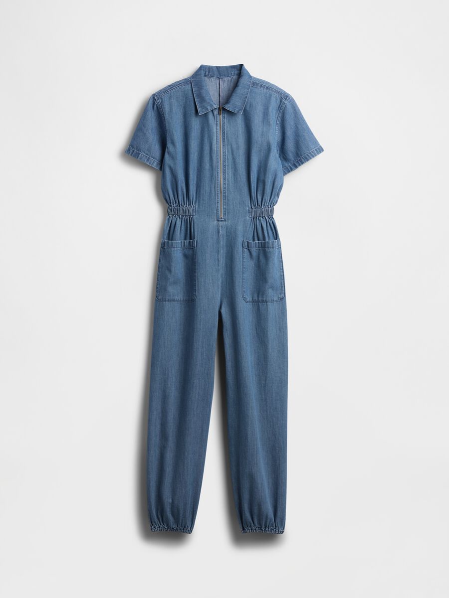 Tuta in denim per bambina Bambina_2