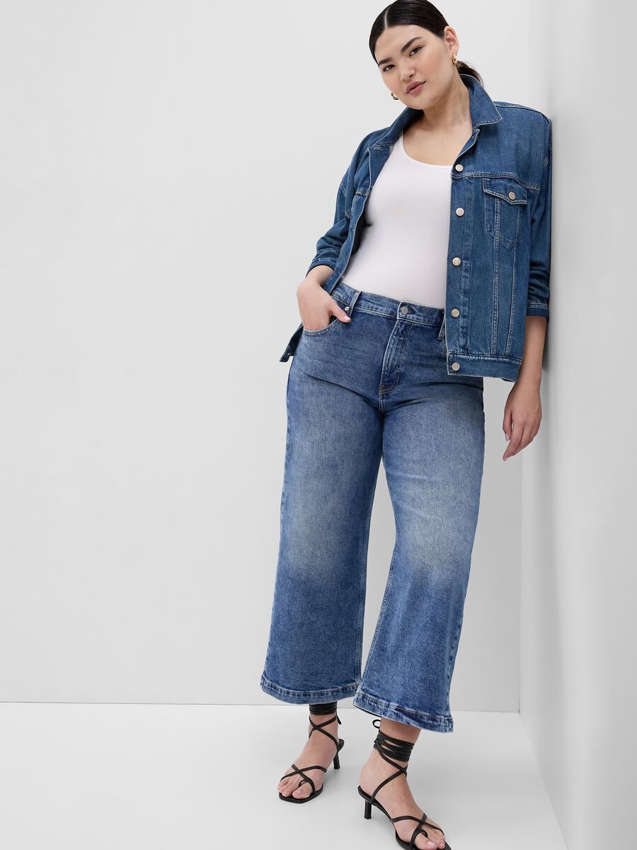Straight-fit, ankle-length, high-rise jeans Woman_3