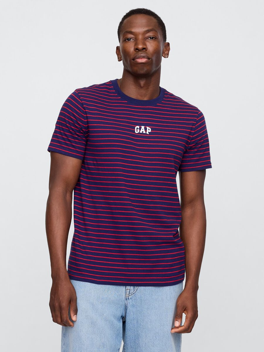 T-shirt a righe Uomo_0