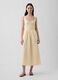 Abito midi in puro cotone con stampa floreale_0