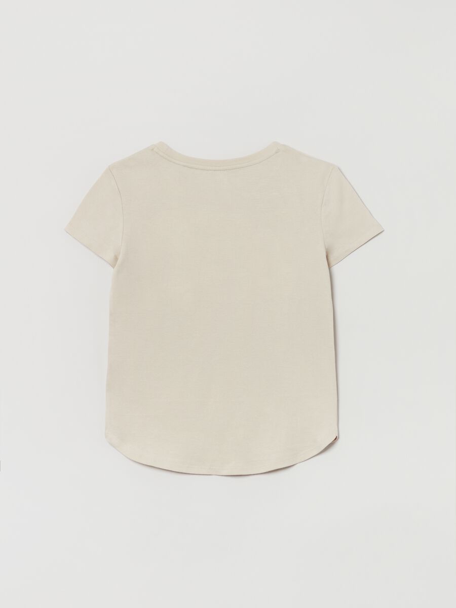 T-shirt con logo di paillettes reversibili  Bambina_1