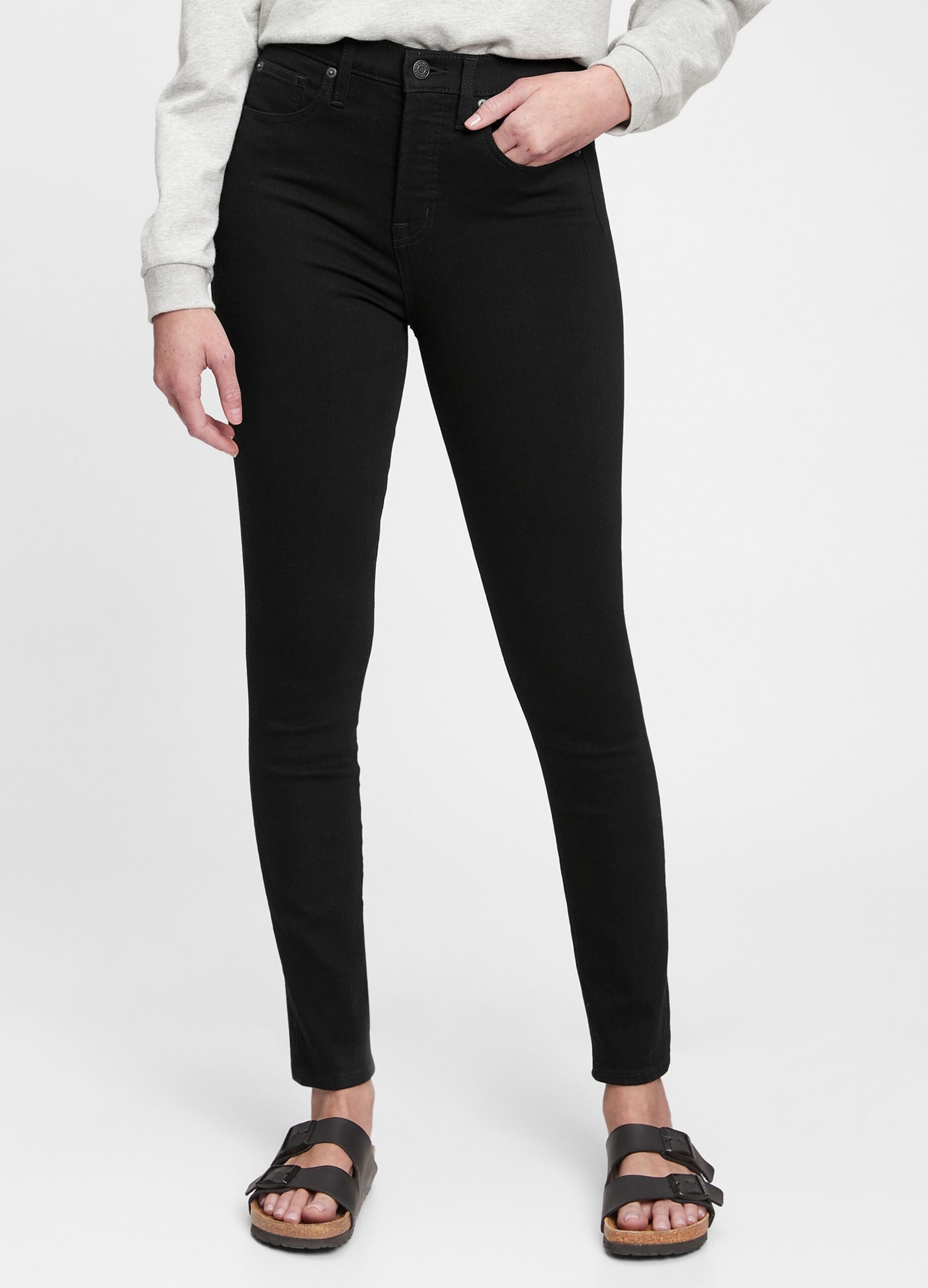 Jeans skinny fit a vita alta