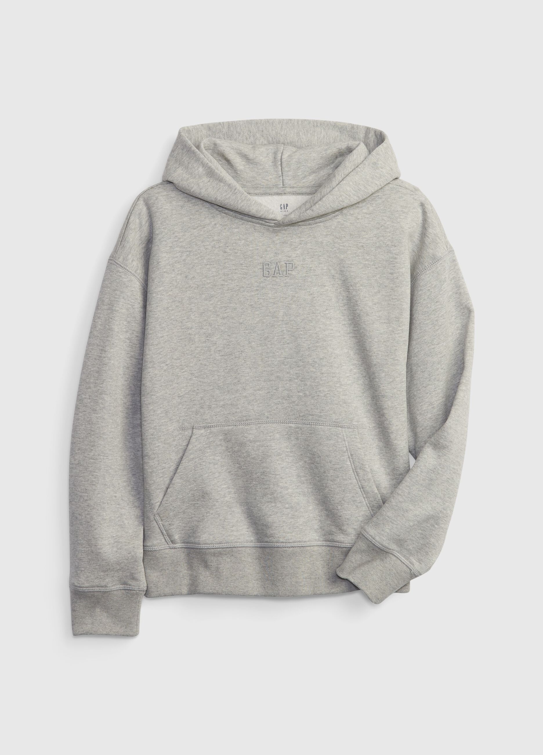 Hoodie with embroidered logo