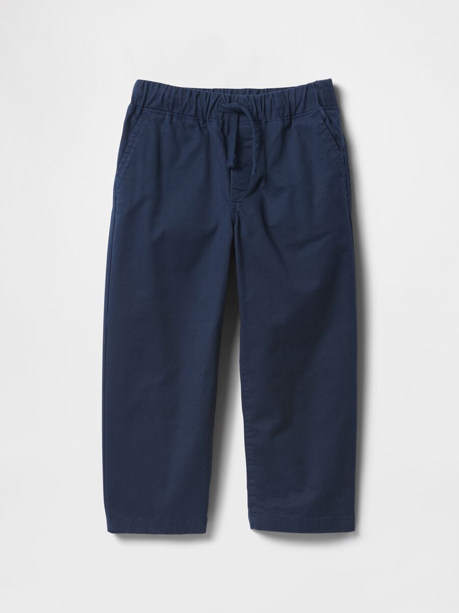 Pantaloni con coulisse e tasche Bimbo_1