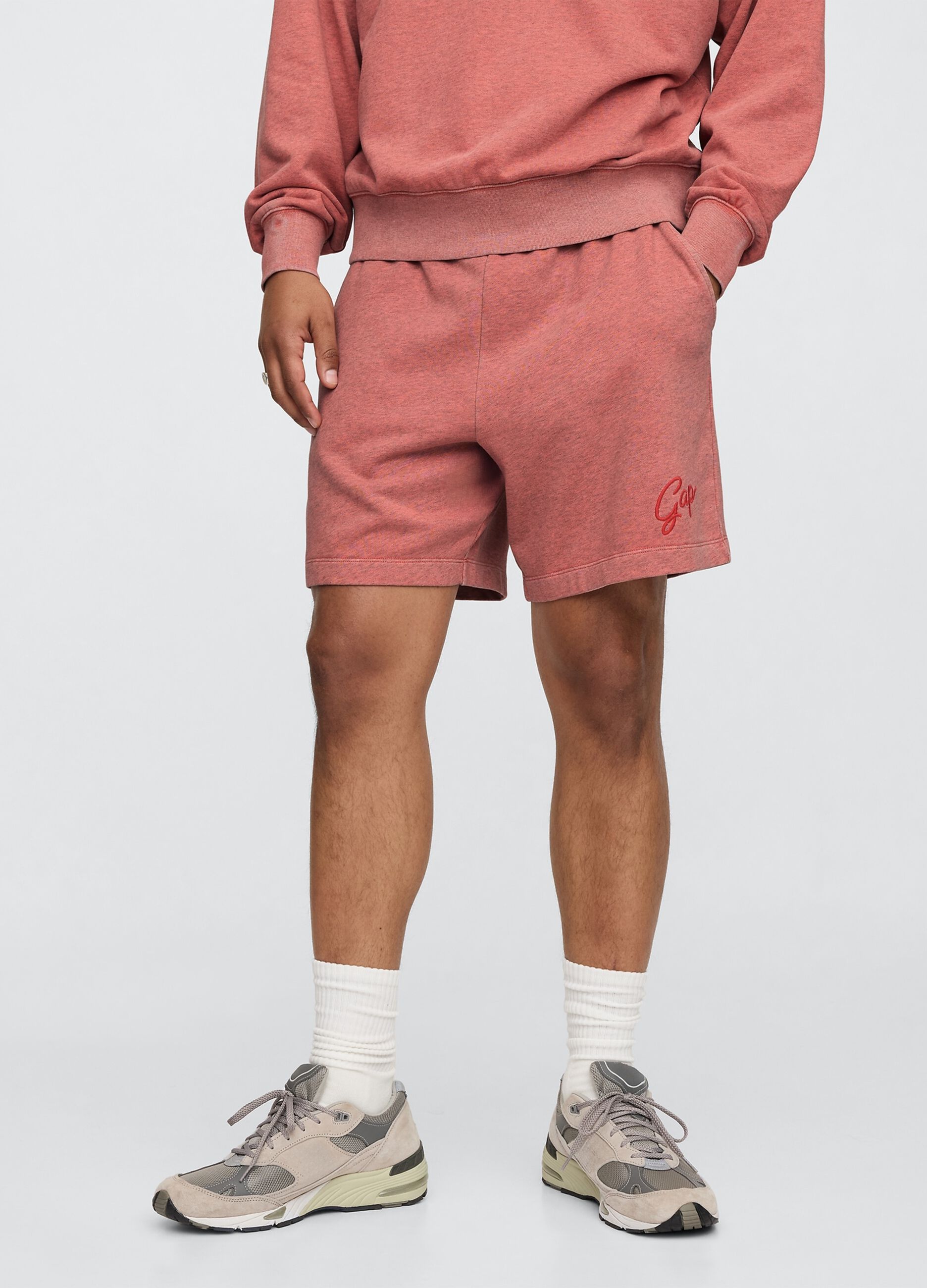 Shorts rosa Gap in misto cotone_1