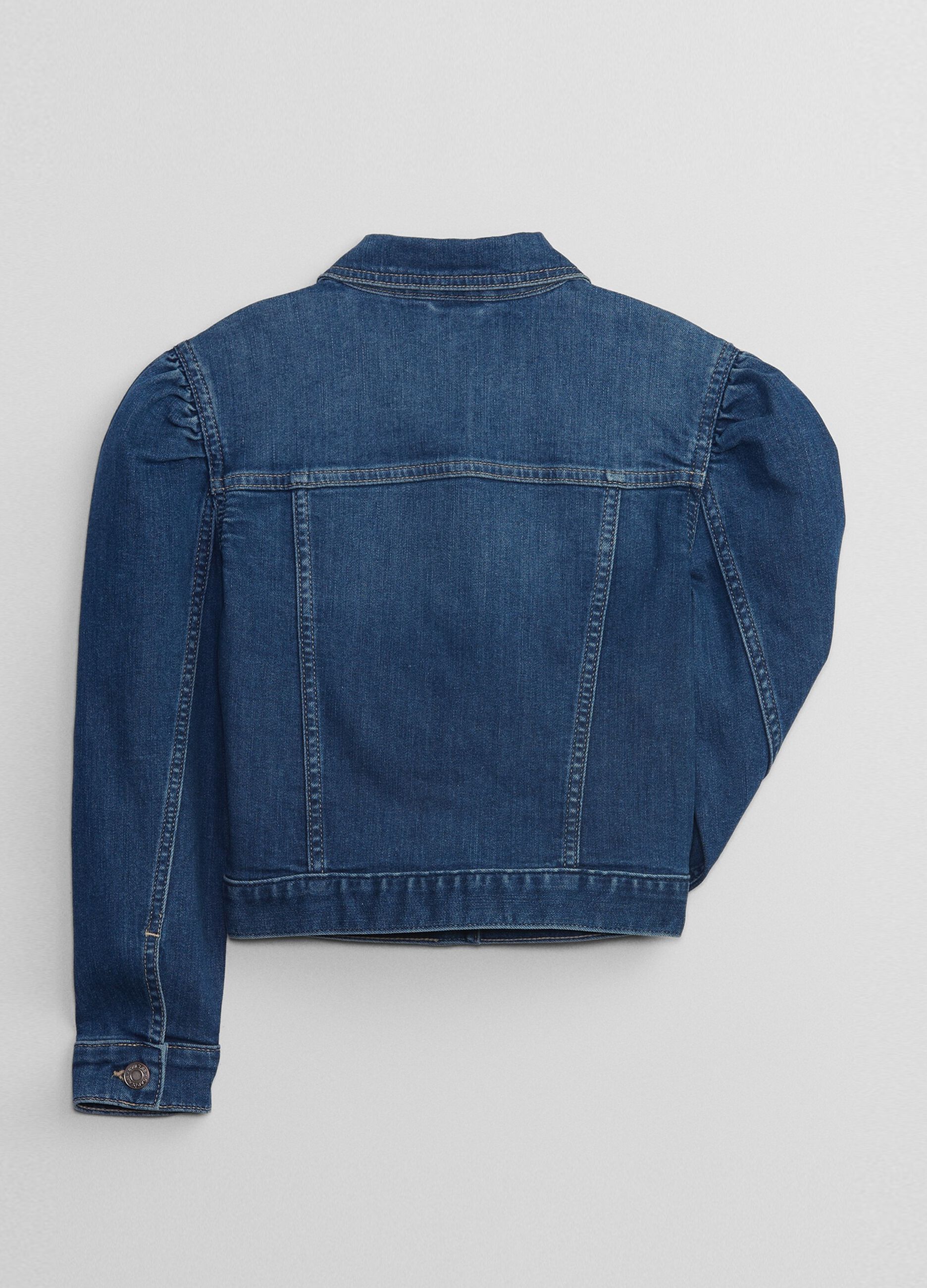 Giacca corta in denim maniche a palloncino Denim GAP Italia