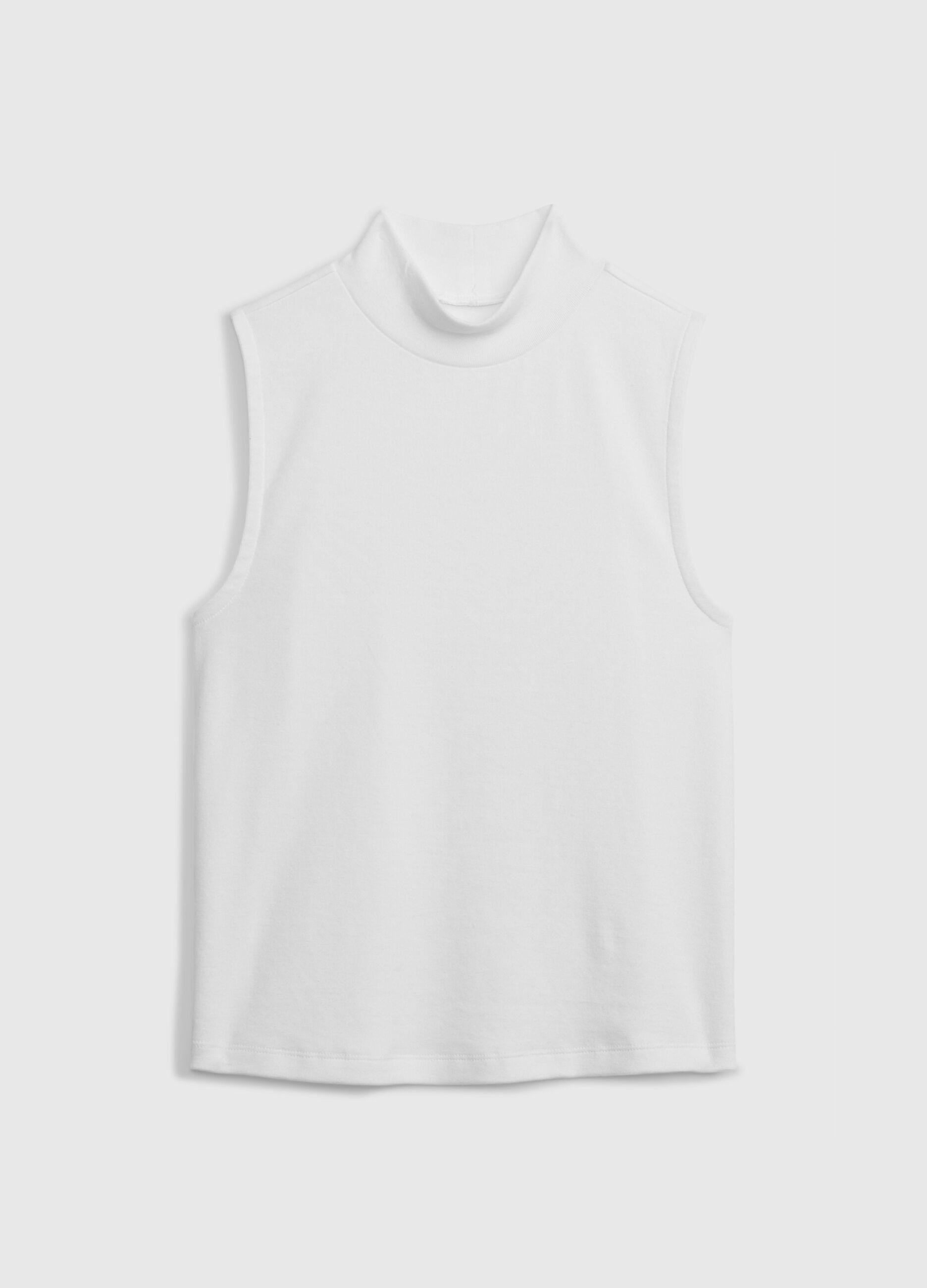 Tank top with mock neck_5