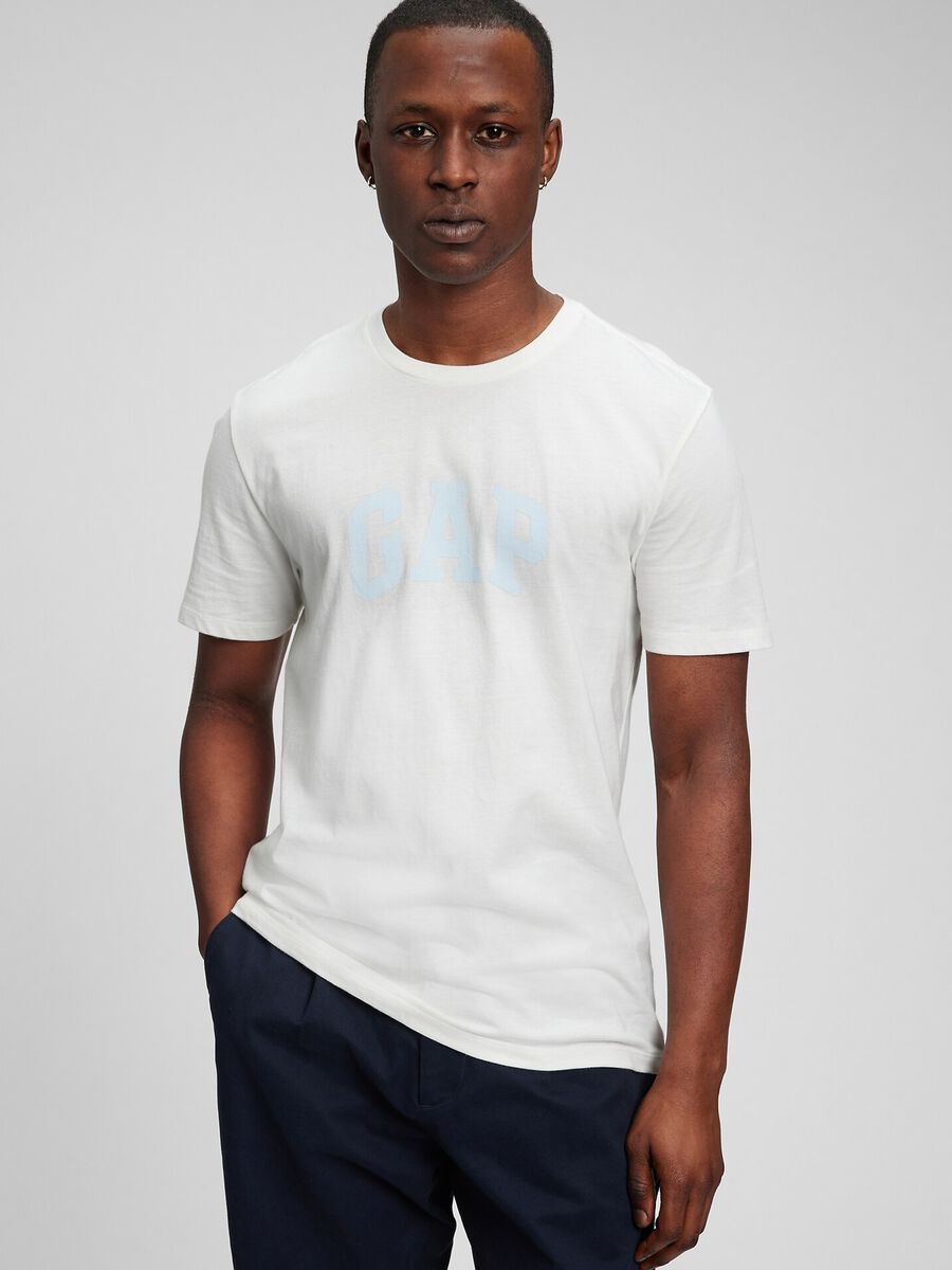 Tripack t-shirt in cotone con stampa logo Uomo_0