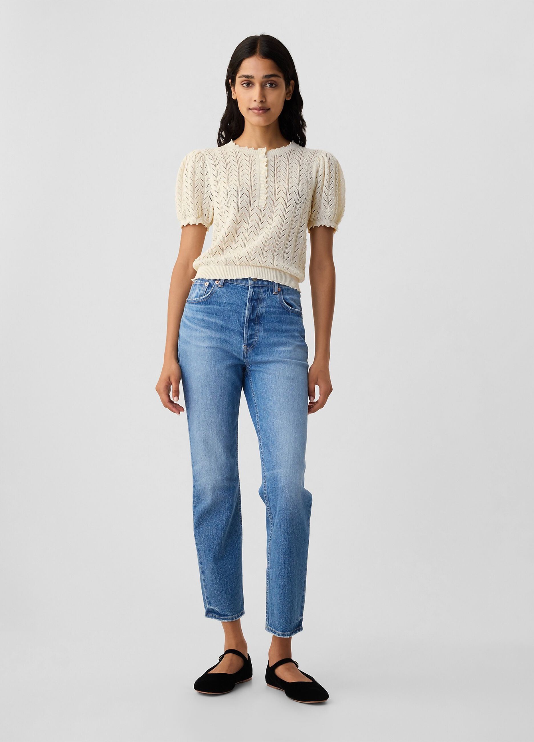 GAP x DÔEN Maglia pointelle