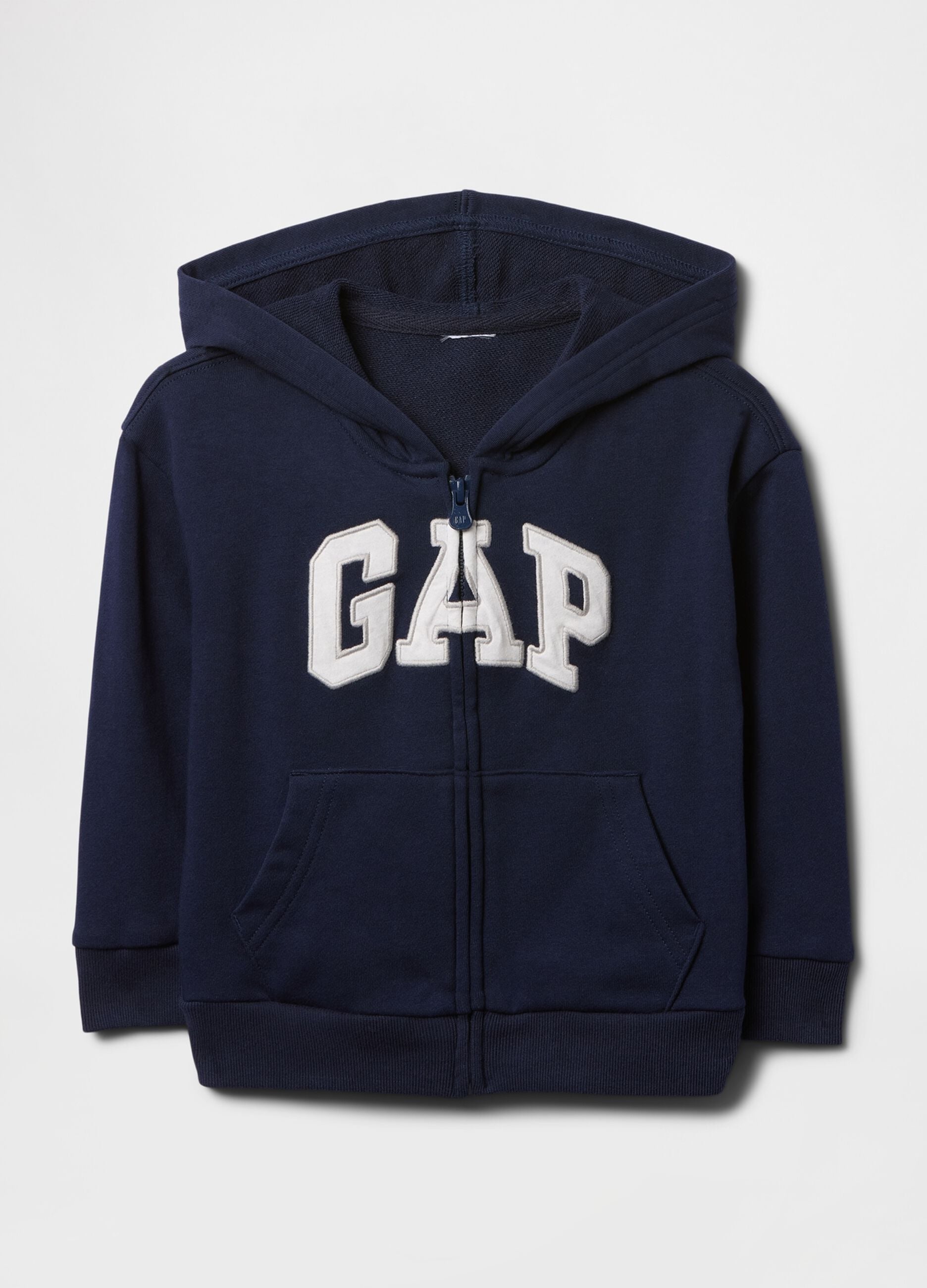 Felpa con cappuccio in misto cotone con logo GAP