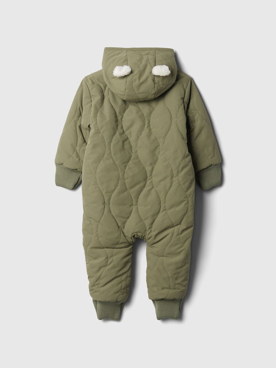 Tutina imbottita con interno in eco pelliccia Neonato_1